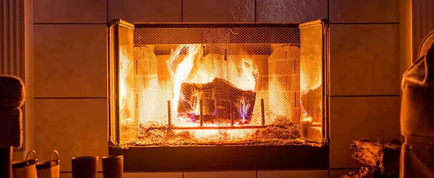Mendota Hearth Landscape Fireplace Installation in Ferry Pass, Florida
