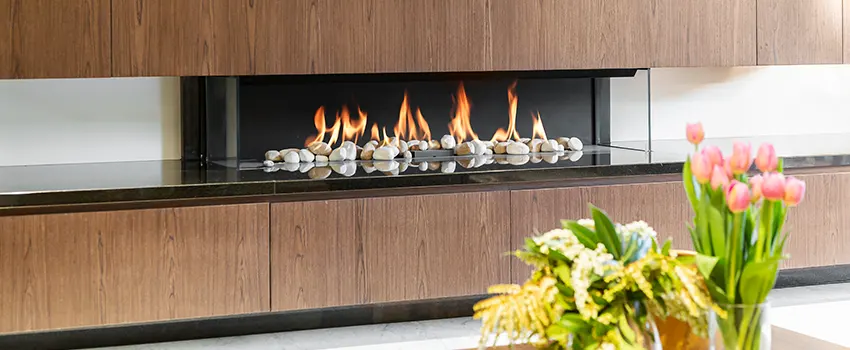 Double-height Fireplace Design Refurbishment in Ferry Pass, Florida